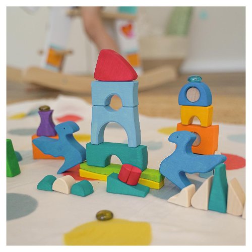 Kasteel Funkelstein | Houten Kasteel met Draken & Open Einde Speelgoed - Afbeelding 2