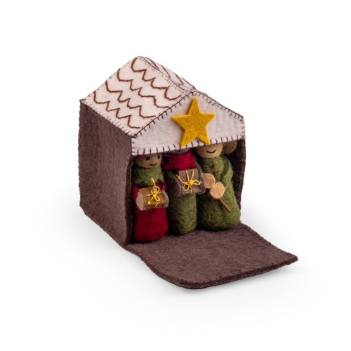 Wolvilten Kerststal - Afbeelding 2