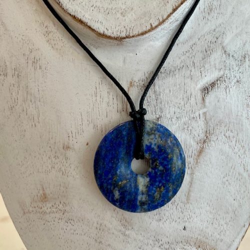 Lapis Lazuli Donut ketting 40mm