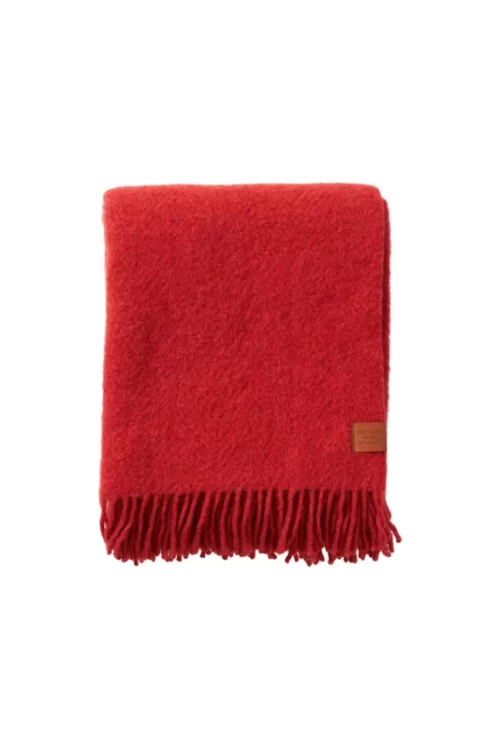Wollen plaid Cottage Red (Klippan)