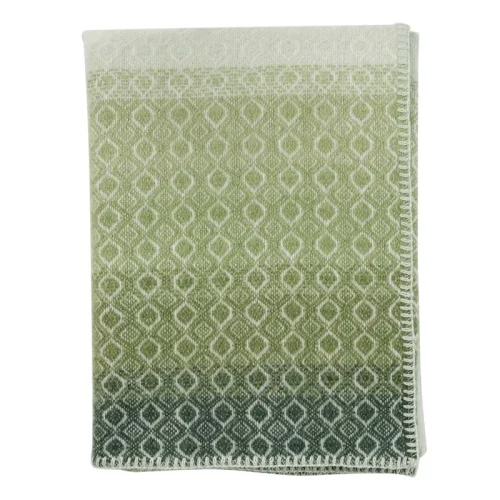 Wollen Ledikantdeken Havanna Green Multi