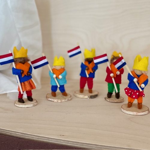 Koningsdag kindje voor de seizoenstafel