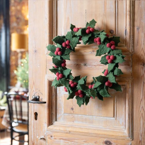 Wolvilten Krans Holly Berry XL
