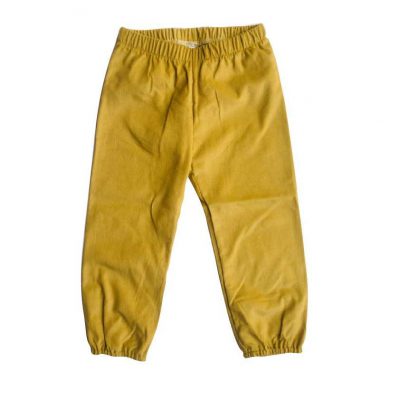 Broek in Baby Corduroy- Oker