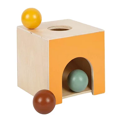 Montessori Knikkerdoos van Hout