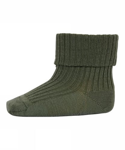 Wollen baby en kindersokken - Olivine