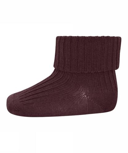 Wollen baby en kindersokken - Grape skin