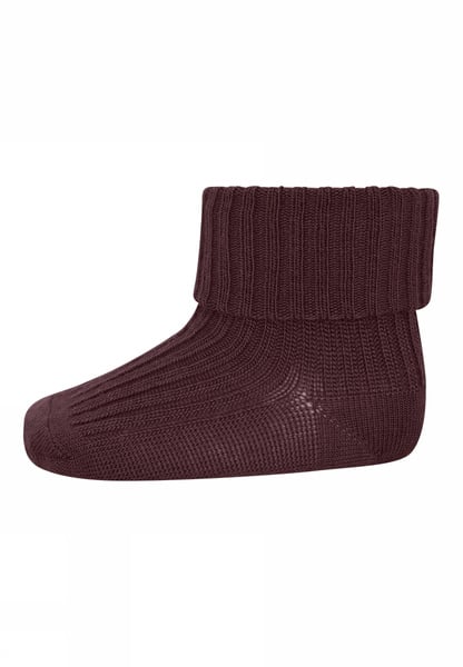 Wollen baby en kindersokken - Grape skin