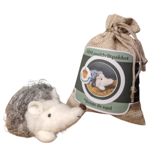 Mini naaldviltpakket Bram de Egel Zelf maken