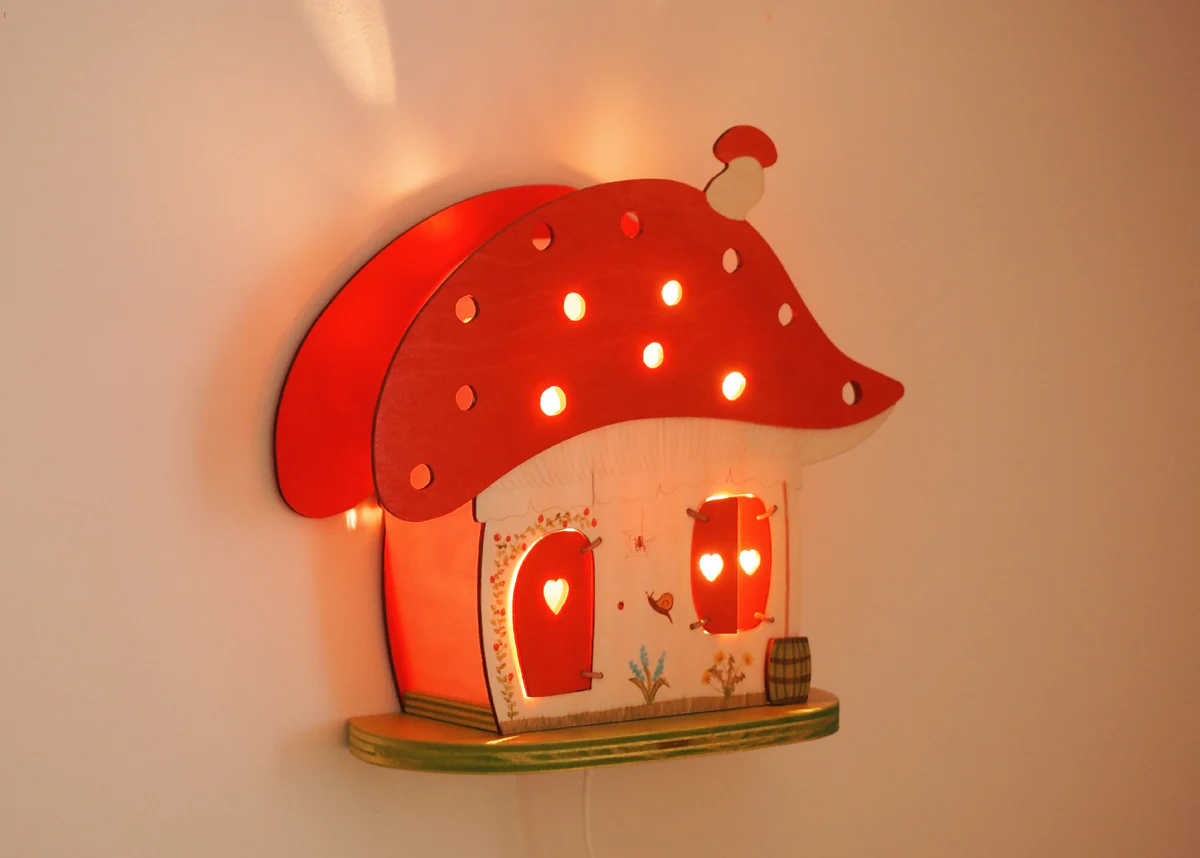 Paddenstoellamp (De Noest)