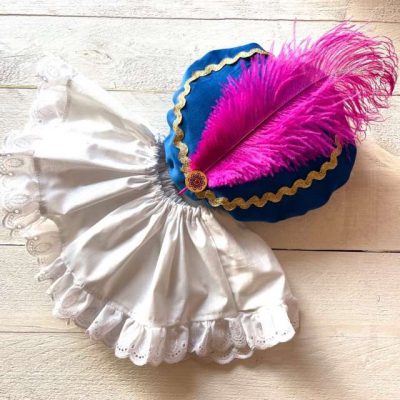 Pietenmuts en Kraag - Blauw (MH Original)