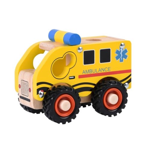 Playwood houten ambulance