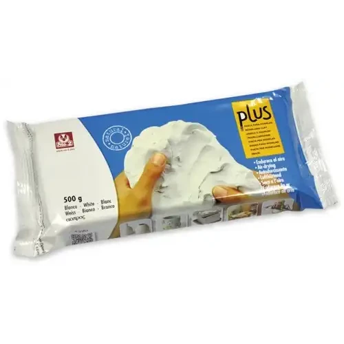 Luchtdrogende boetseerklei – wit | 500 g
