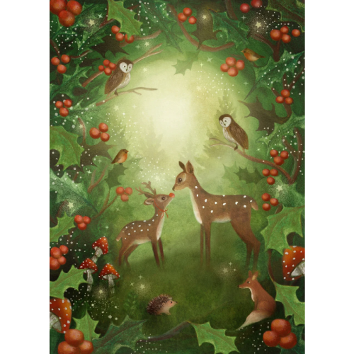 Ansichtkaart Red nose rebel