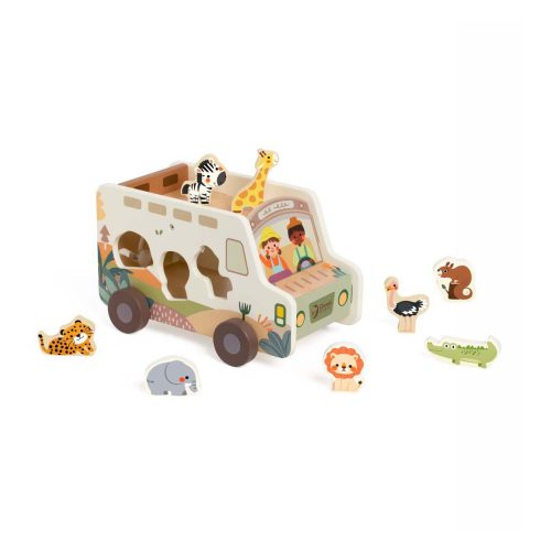 Houten vormenstoof Safari