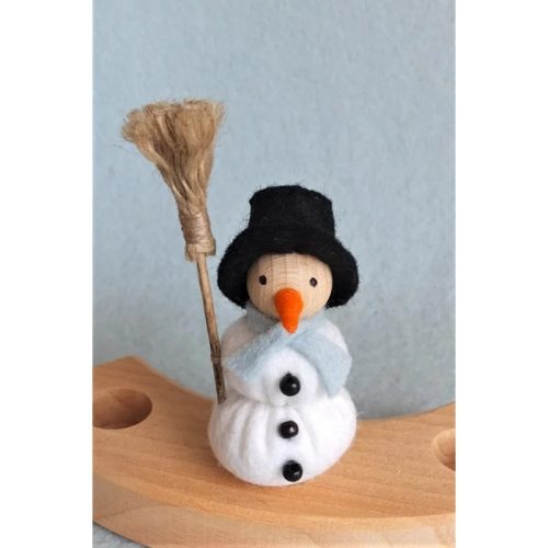 Steker Sneeuwpop (Pippilotta) Zelf maken