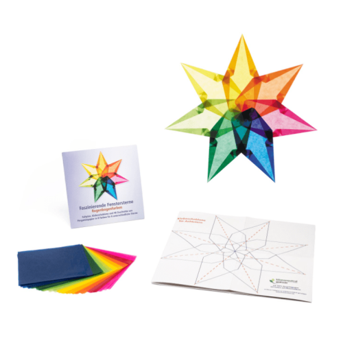 Sterrenpakket Vliegerpapier va 10 jaar - regenboogkleuren
