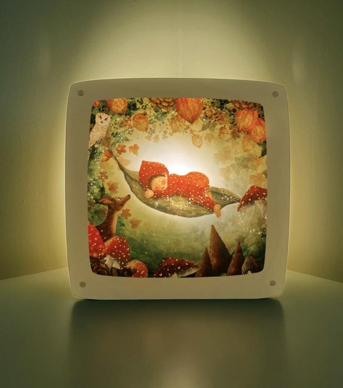 Toverplaat Silhouetlamp - Enchanted forrest (bijdehansje)