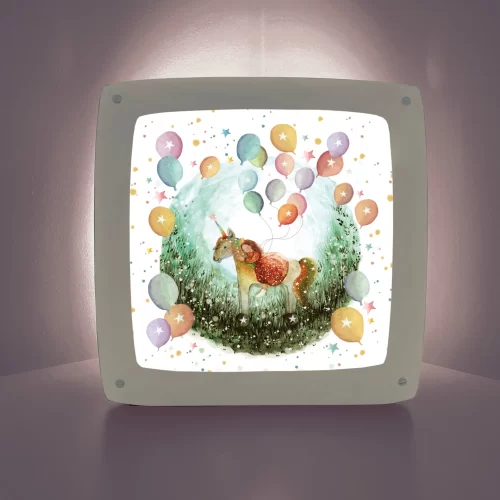Toverplaat Silhouetlamp - Hip Hip Hooray (bijdehansje)
