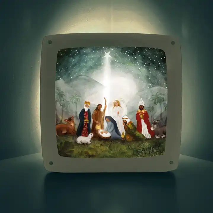 Toverplaat Silhouetlamp - Holy night (bijdehansje)