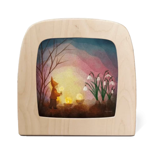 Vogel Geluk - Kindling Spring Silhouette