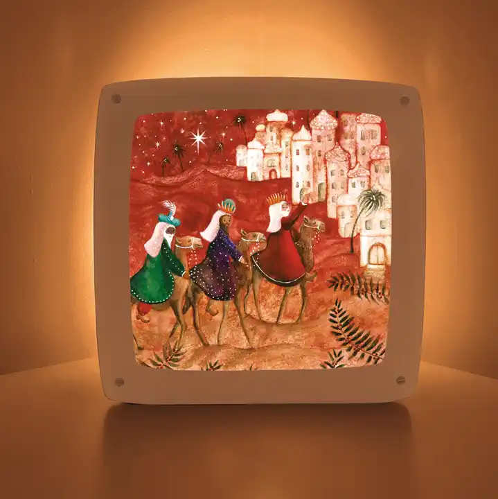 Toverplaat Silhouetlamp - Three kings (bijdehansje)