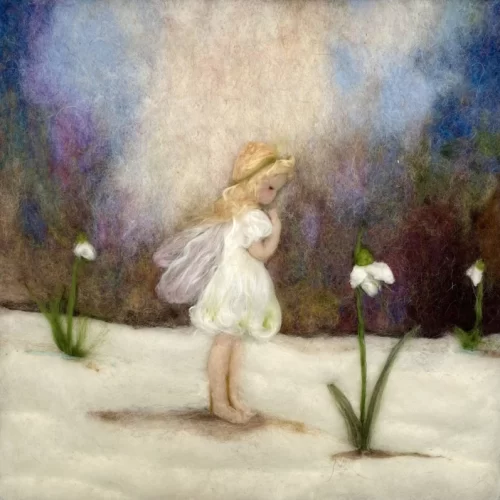 Toverplaat Silhouetlamp - Sneeuwklokjes (Ann Galland)