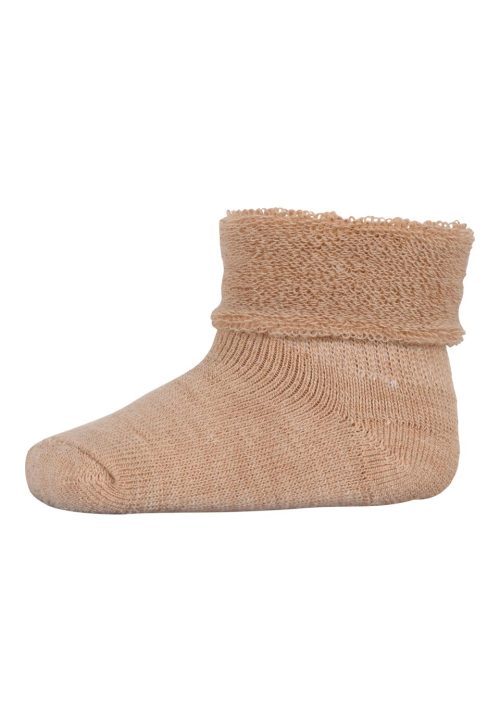 Wollen baby en kindersokken - camel - Afbeelding 2