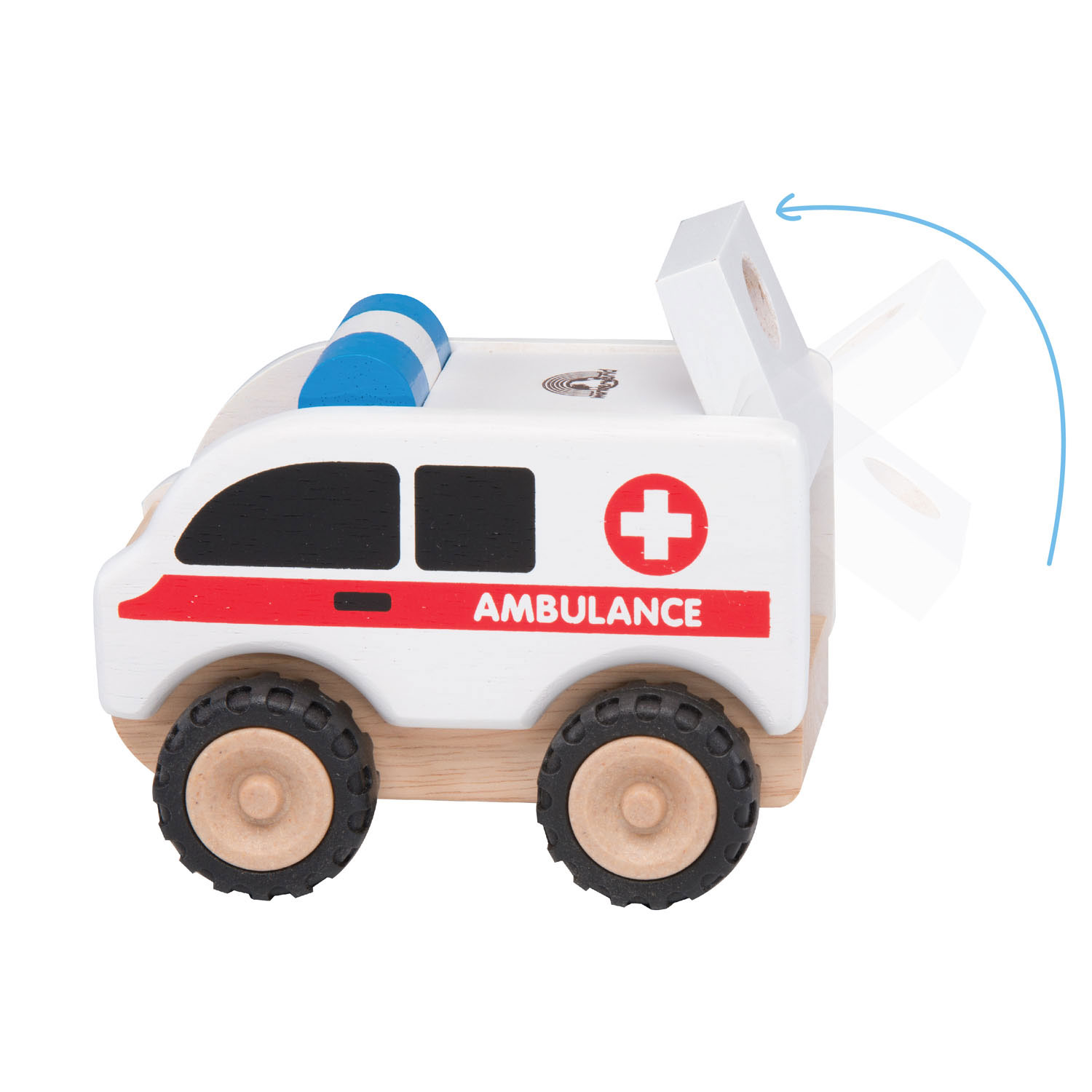 nieuws Microbe kromme Houten Ambulance (Wonderworld) - Mijn Hemeltje